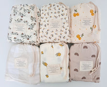 Load image into Gallery viewer, Organic Cotton Fitted Cot Sheet (Floral)
