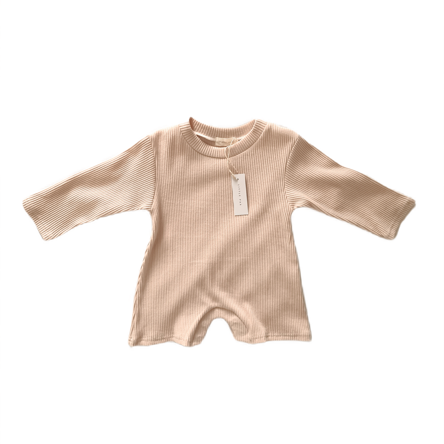 Ribbed Romper (Oatmeal)