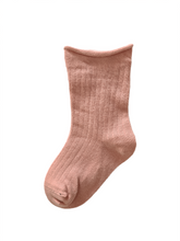 Load image into Gallery viewer, Ribbed Crew Socks - Musk
